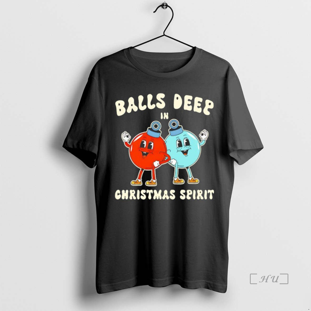 Officials Funny Balls Deep In Christmas Spirit Shirt Hoodie Sweatshirt | PurePodTees.com
