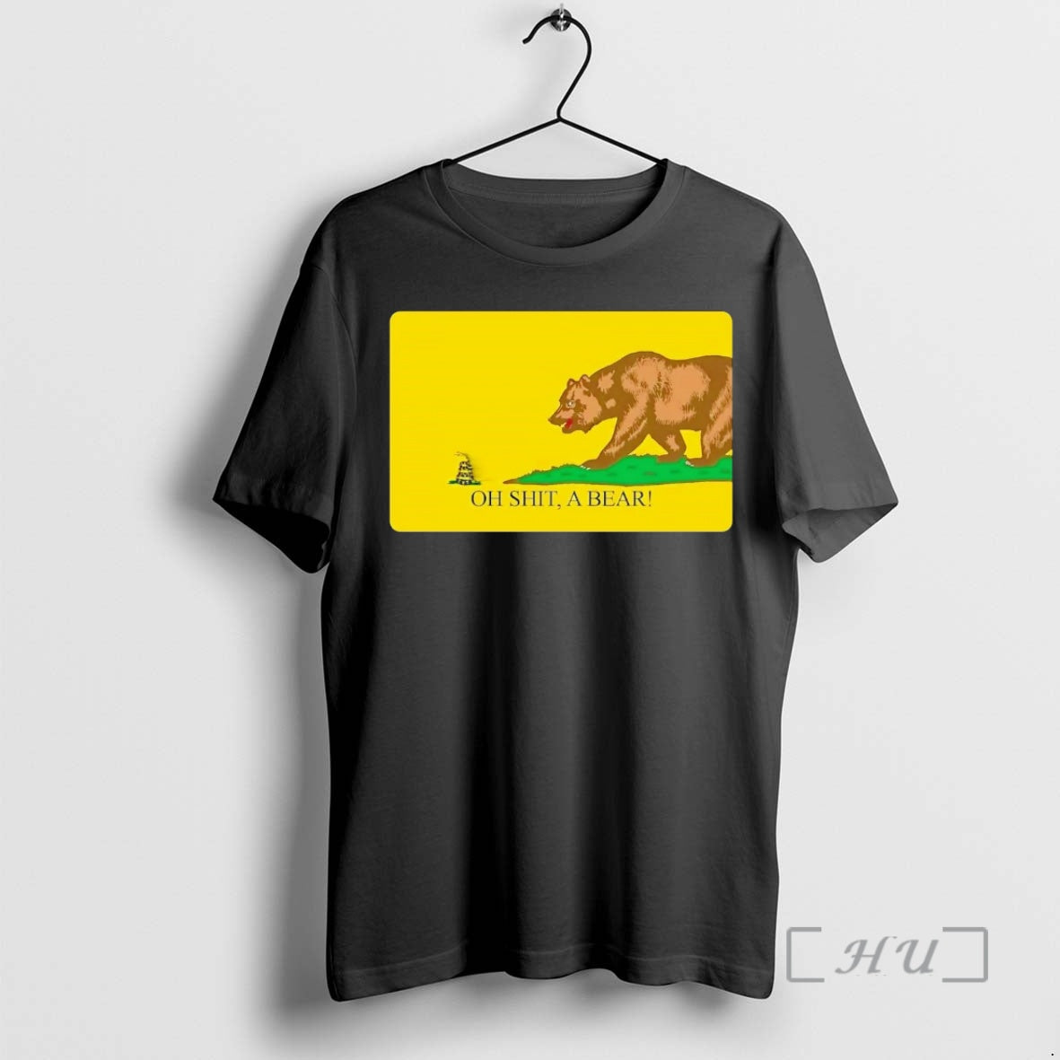 Officials Gadsden Snake Oh Shit A California Bear Shirt Hoodie Sweatshirt | PurePodTees.com