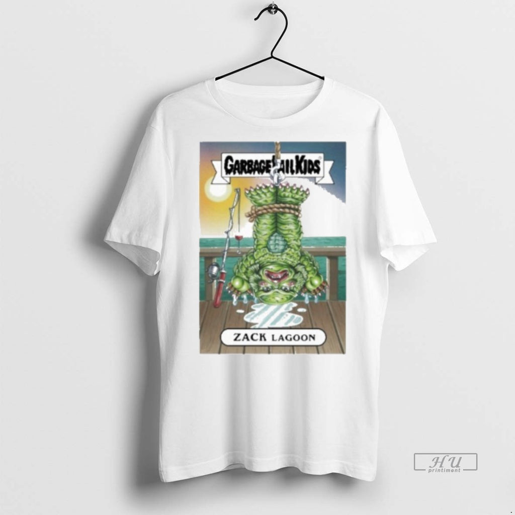 Officials Garbage Pail Kids The Creature From The Black Zack Lagoon Card Premium Shirt Hoodie Sweatshirt | PurePodTees.com
