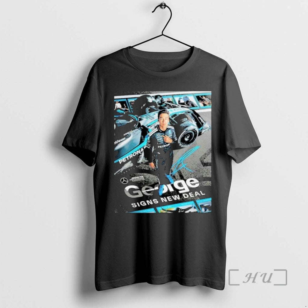 Officials George Russell Of Mercedes Amg Petronas Formula One Team Signs New Deal 2025