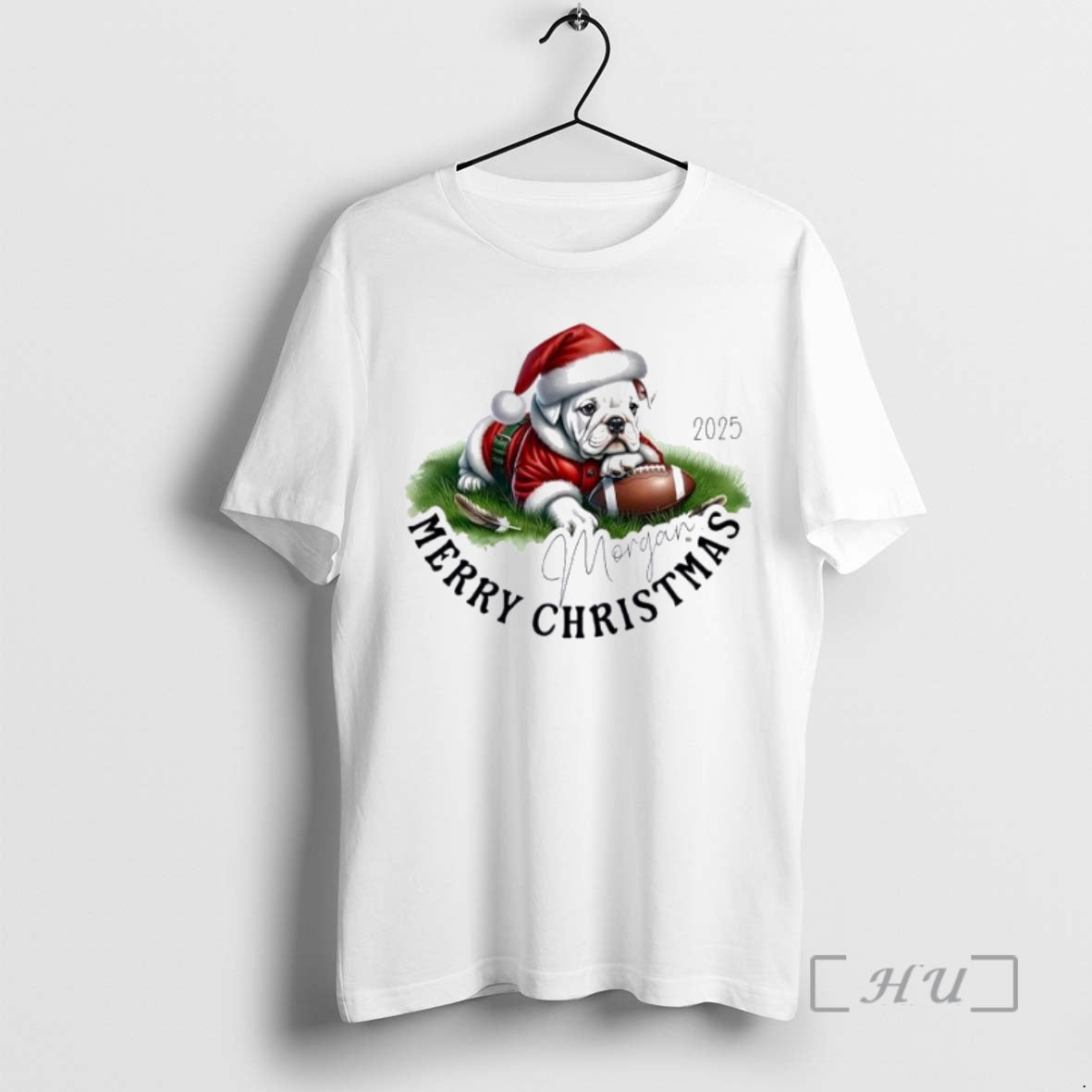 Officials Georgia Bulldogs Cute Merry Christmas 2025 Personalized Ornaments White Shirt Hoodie Sweatshirt | PurePodTees.com