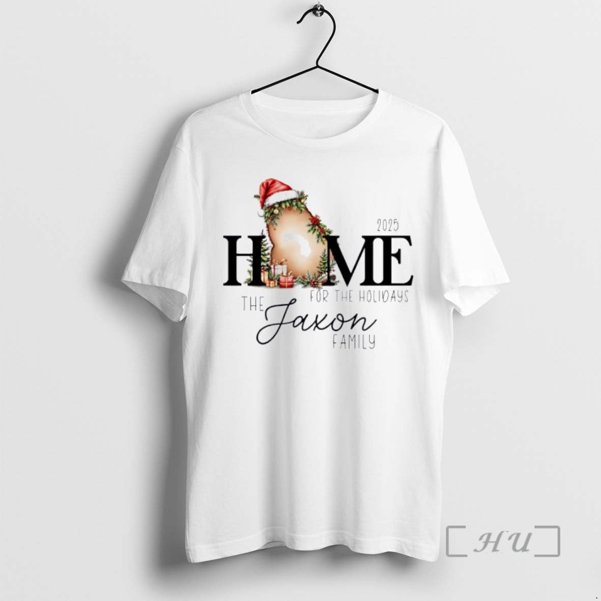 Officials Georgia Cute Merry Christmas 2025 Personalized Ornaments White Shirt Hoodie Sweatshirt | PurePodTees.com