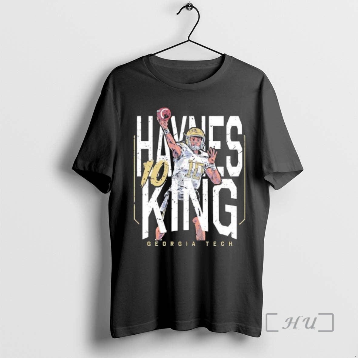 Officials Georgia Tech 10 Haynes King Football Breakthrough Shirt Hoodie Sweatshirt | PurePodTees.com