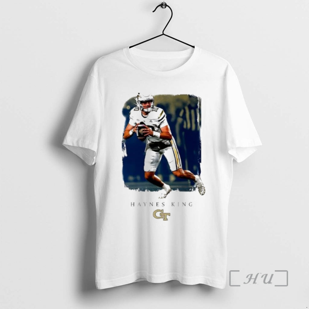 Officials Georgia Tech Football 10 Haynes King Shirt Hoodie Sweatshirt | PurePodTees.com