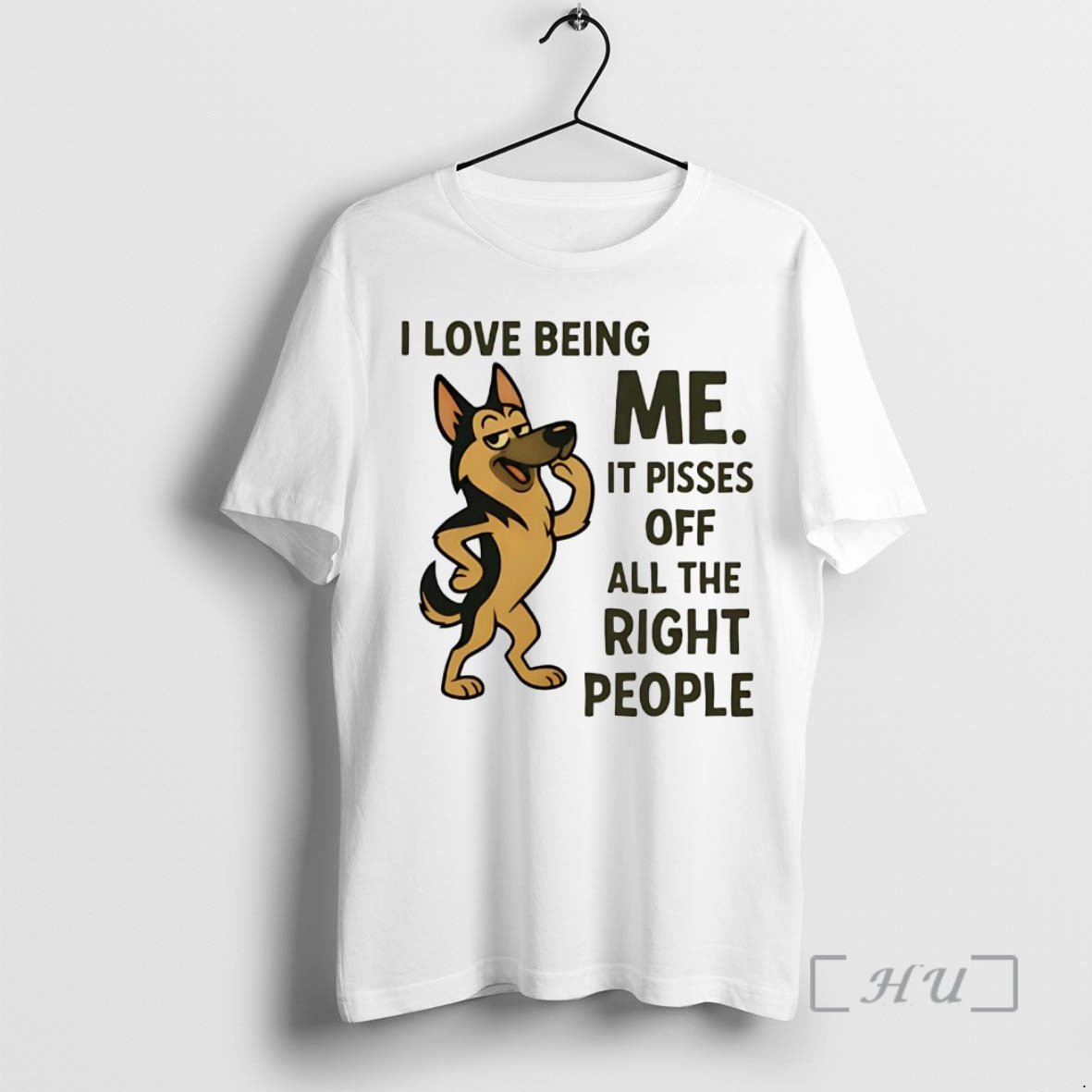 Officials German Shepherd I Love Being Me It Pisses Off Shirt Hoodie Sweatshirt | PurePodTees.com