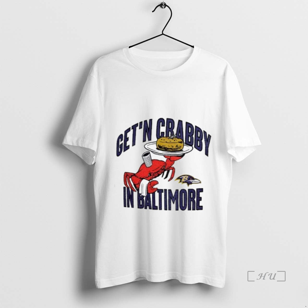 Officials Getn Crabby In Baltimore Shirt Hoodie Sweatshirt | PurePodTees.com