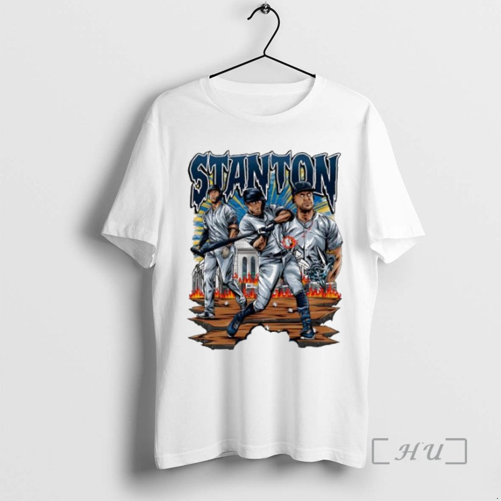 Officials Giancarlo Stanton Yankees Player Burning Graphic Shirt Hoodie Sweatshirt | PurePodTees.com