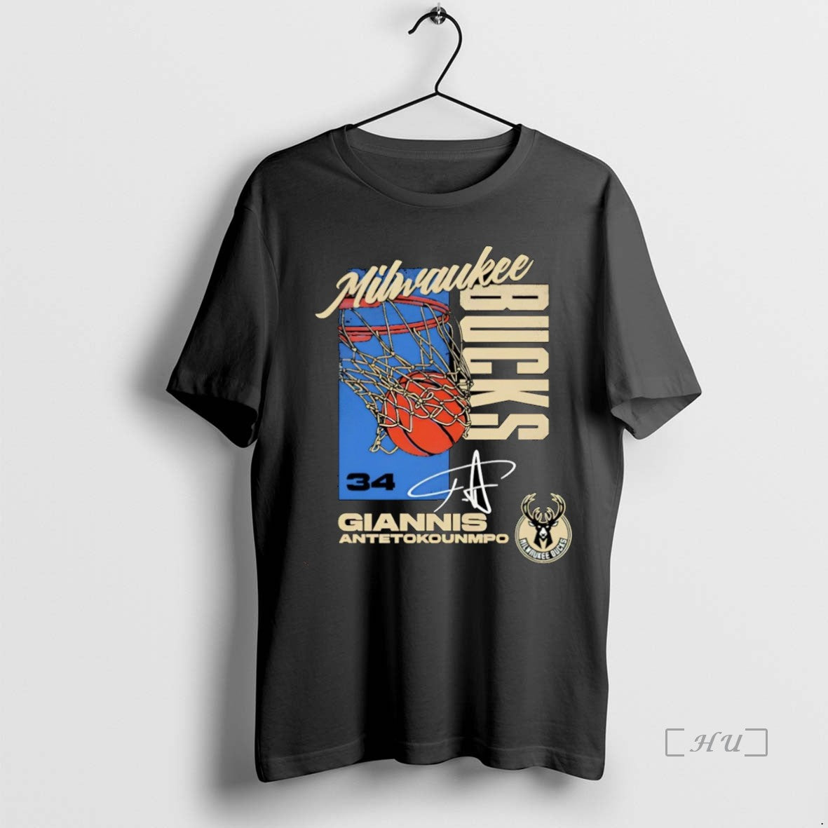 Officials Giannis Antetokounmpo Milwaukee Bucks All Net Signature Christmas Shirt Hoodie Sweatshirt | PurePodTees.com