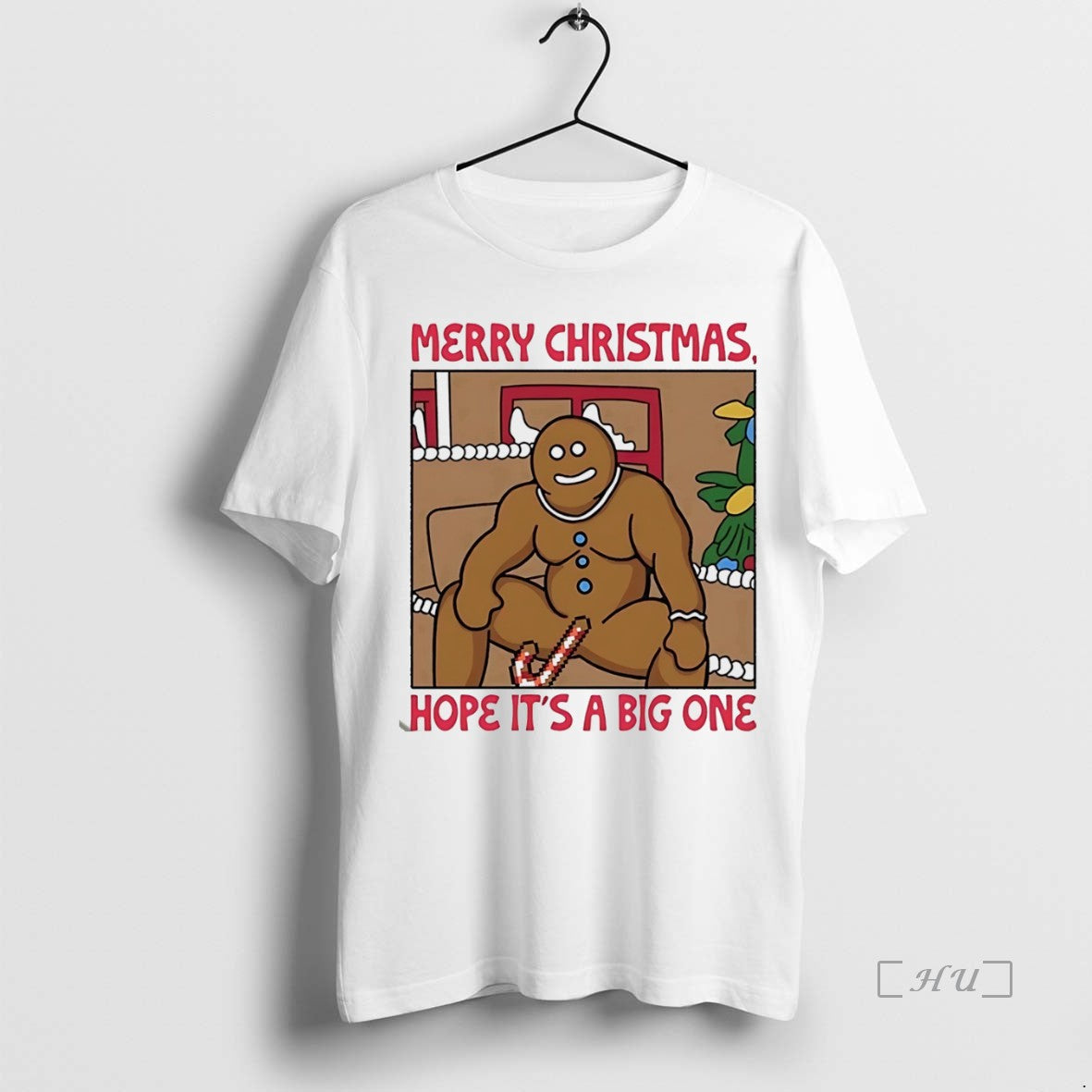 Officials Gingerbread Merry Christmas Hope Its A Big One White Shirt Hoodie Sweatshirt | PurePodTees.com
