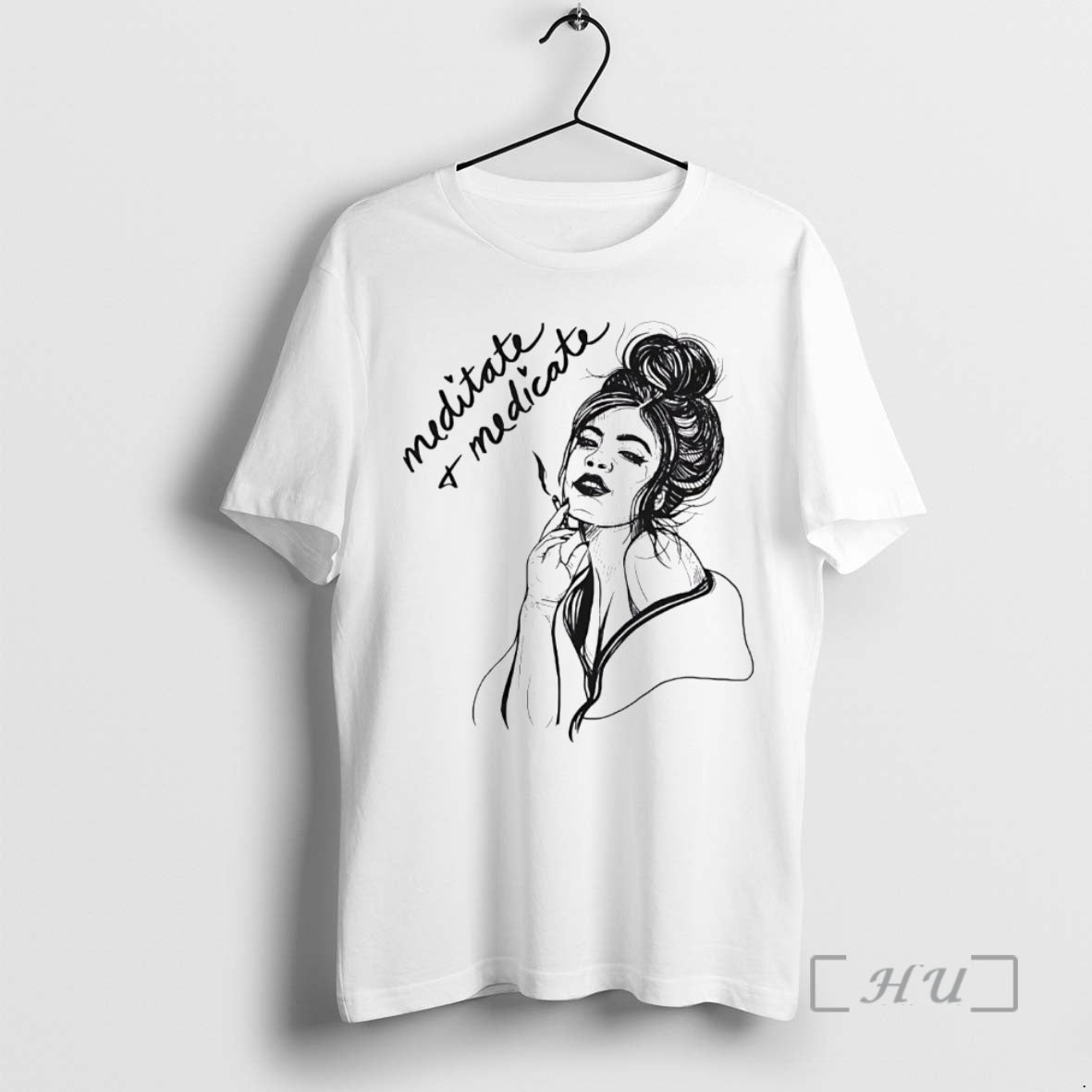 Officials Girl Meditate And Medicate Shirt Hoodie Sweatshirt | PurePodTees.com