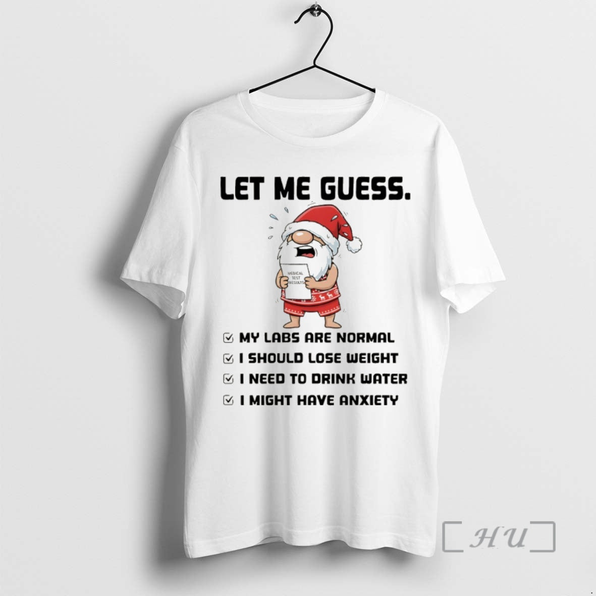 Officials Gnome Santa Hat Let Me Guess My Labs Are Normal I Should Lose Weight Shirt Hoodie Sweatshirt | PurePodTees.com