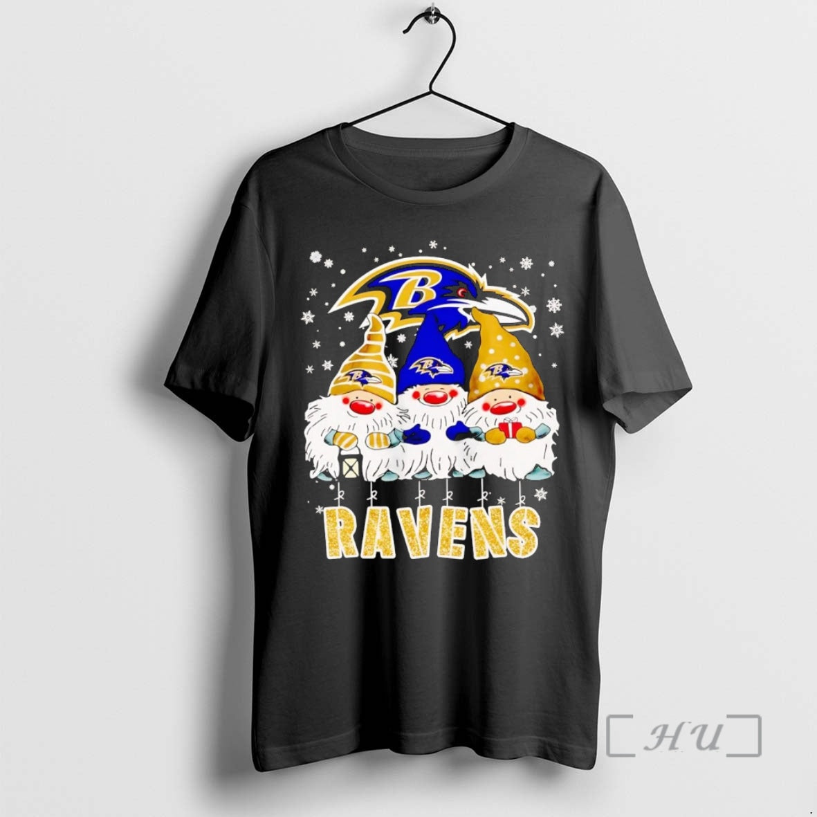 Officials Gnomes Baltimore Ravens Christmas Shirt Hoodie Sweatshirt | PurePodTees.com