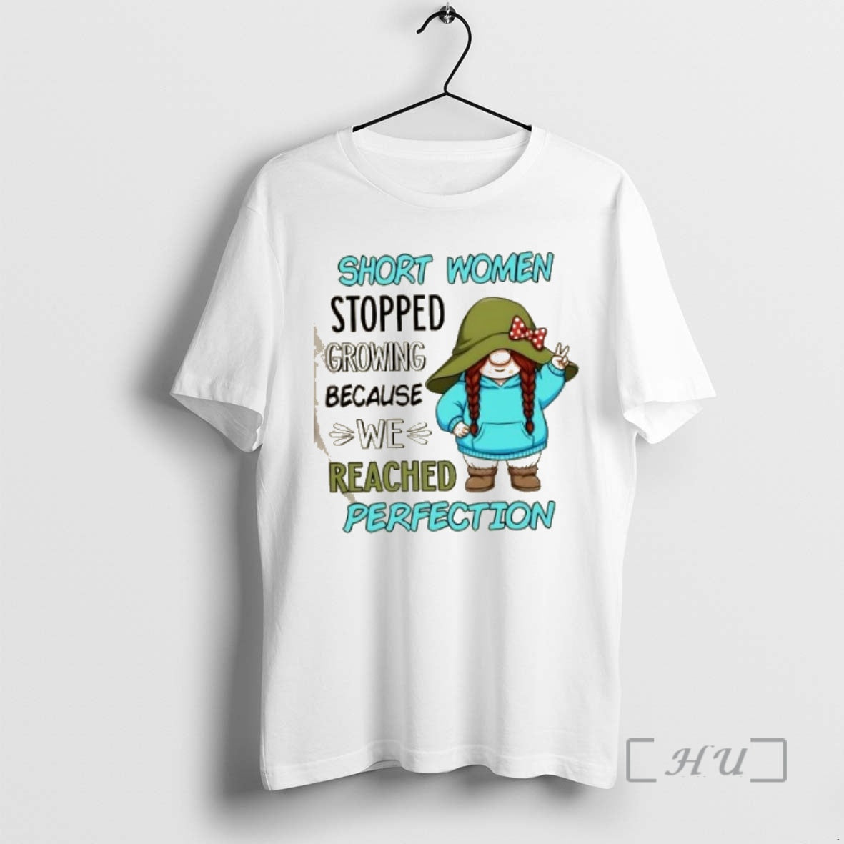 Officials Gnomes Short Women Stopped Growing Because We Reached Perfection Shirt Hoodie Sweatshirt | PurePodTees.com