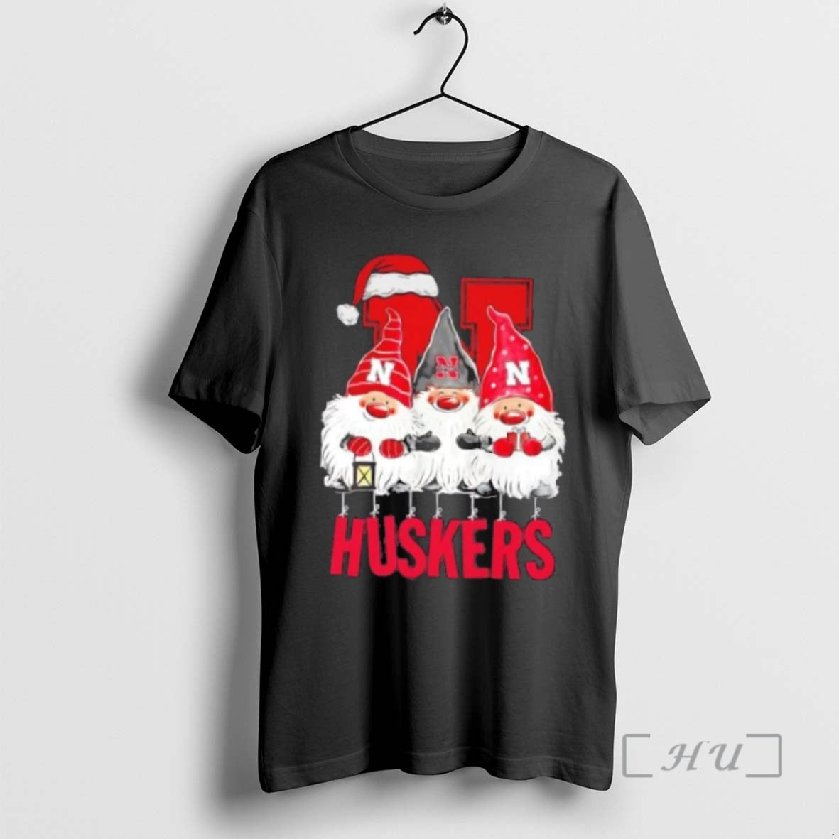 Officials Gnomes X Nebraska Huskers Merry Christmas Shirt Hoodie Sweatshirt | PurePodTees.com