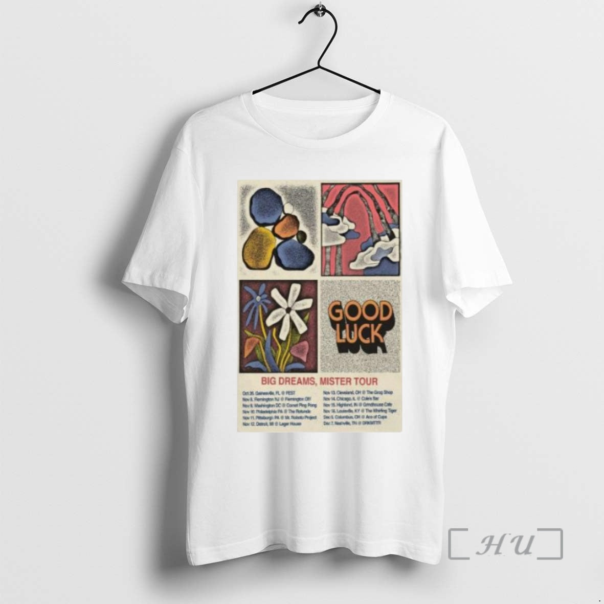 Officials Good Luck Big Dreams Mister Tour Nov 16 2025 Columbus Oh Circle White Premium Shirt Hoodie Sweatshirt