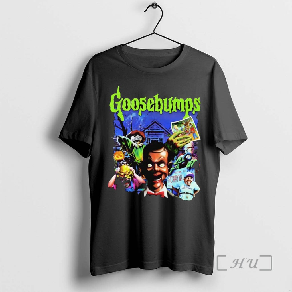 Officials Goosebumps Characters Lineup Halloween T Shirt Sweater