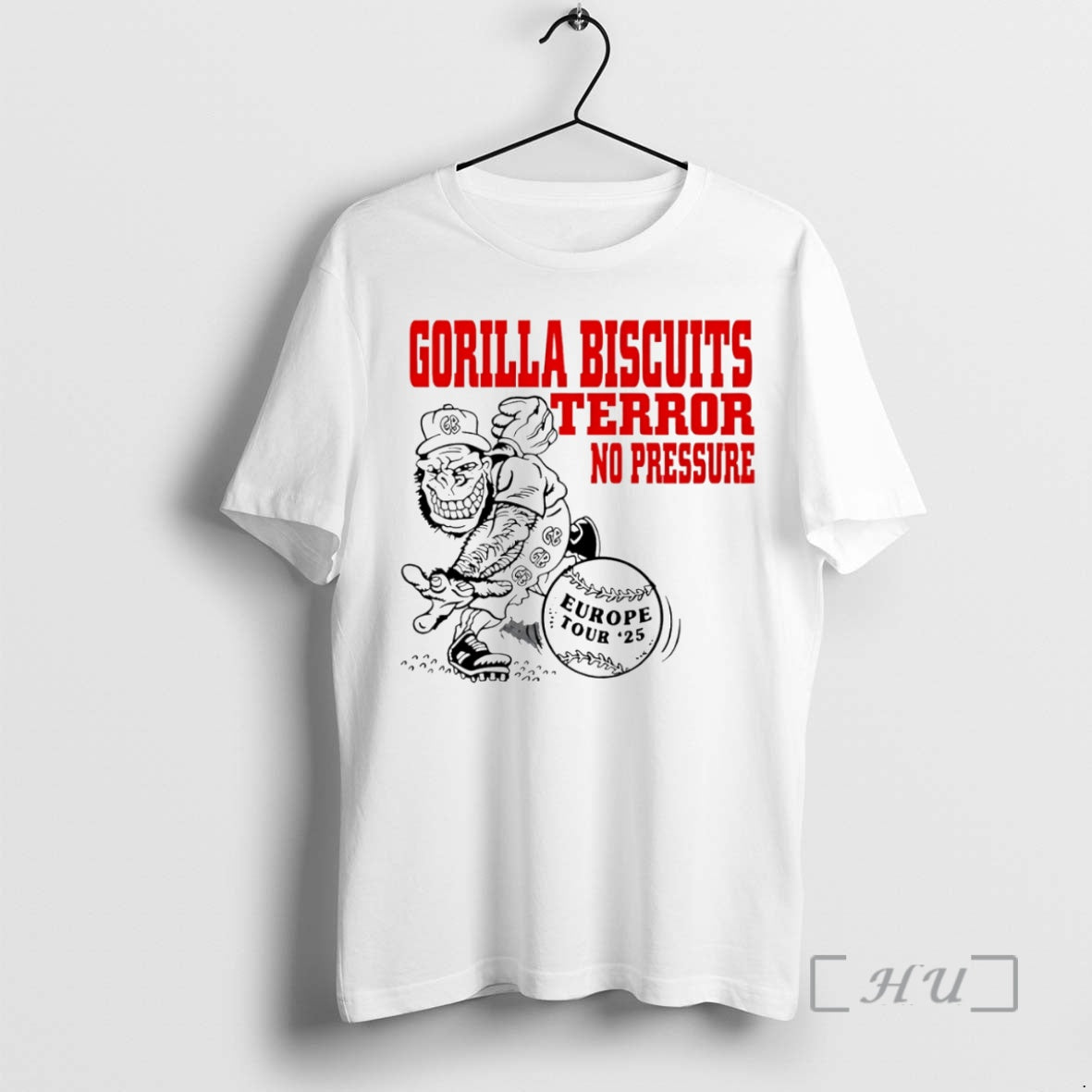 Officials Gorilla Biscuits And Terror Announce European Tour 2025 Shirt Hoodie Sweatshirt | PurePodTees.com