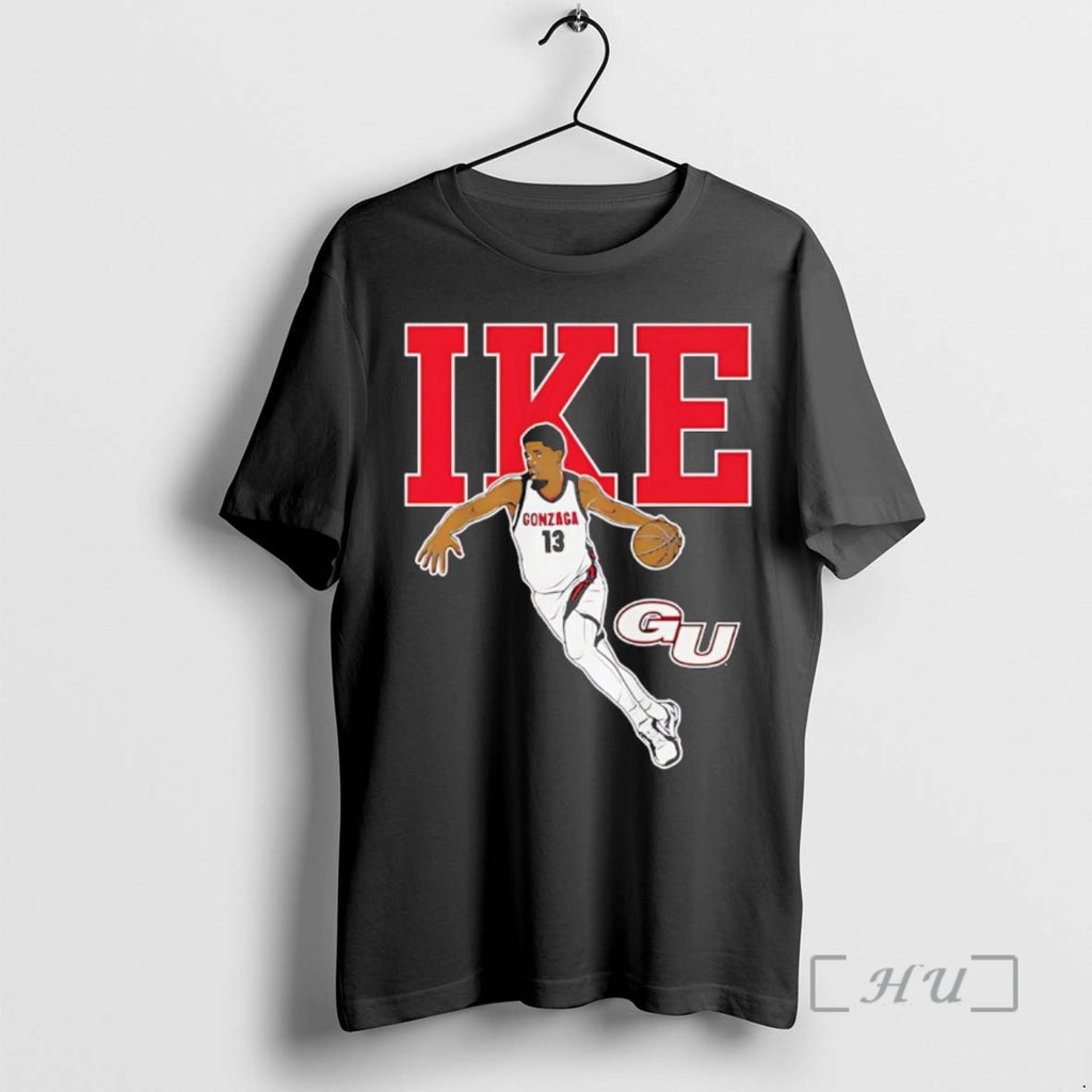 Officials Graham Ike Dribbling Gonzaga Bulldogs Shirt Hoodie Sweatshirt | PurePodTees.com