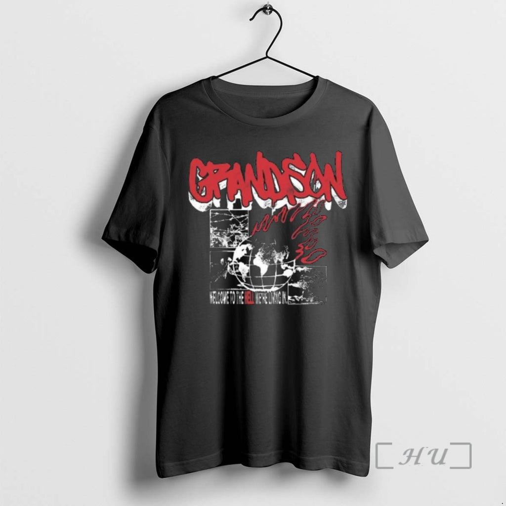 Officials Grandson Music Burning World Shirt Hoodie Sweatshirt | PurePodTees.com