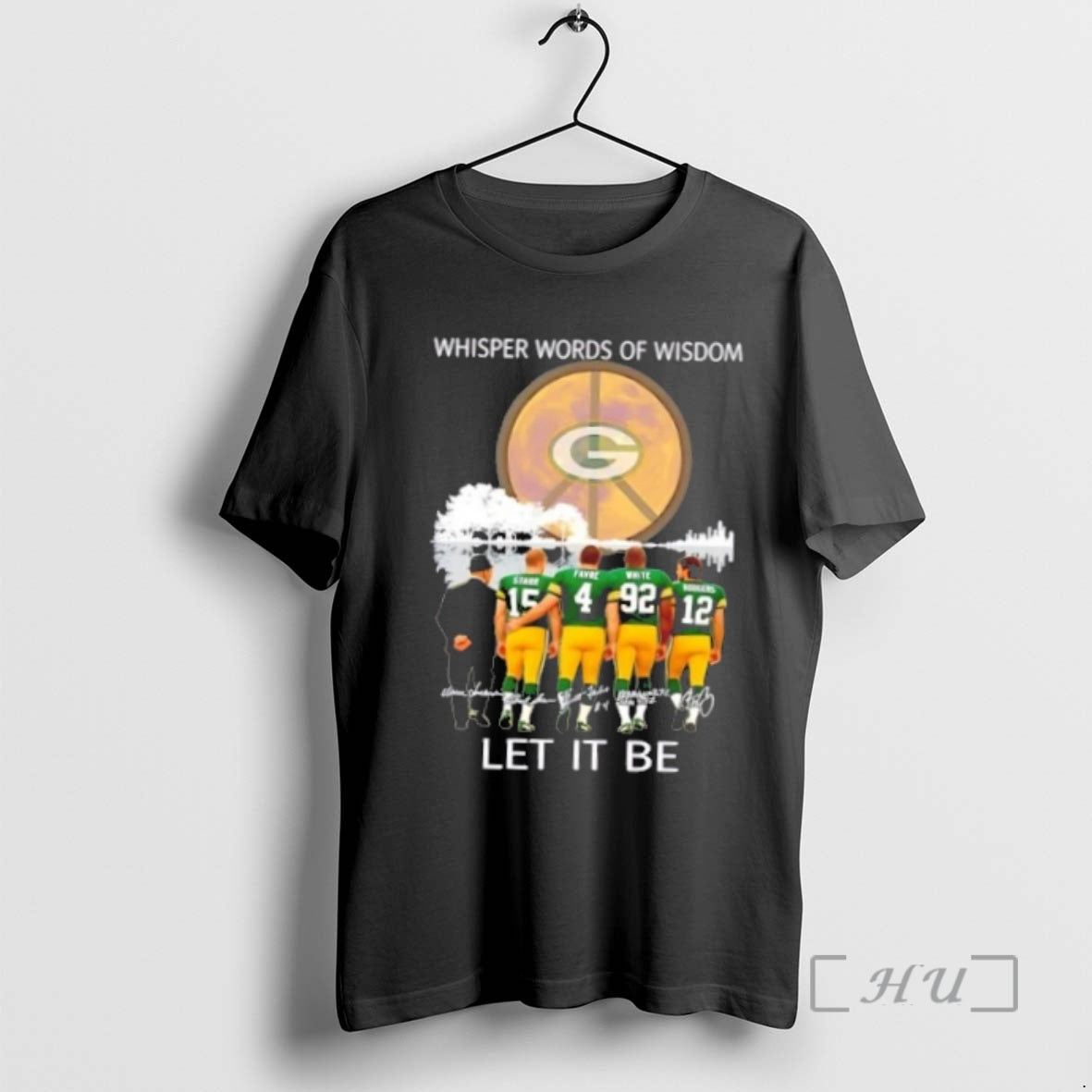 Officials Green Bay Packers Starr And Legends Whisper Words Of Wisdom Let It Be Signatures Shirt Hoodie Sweatshirt