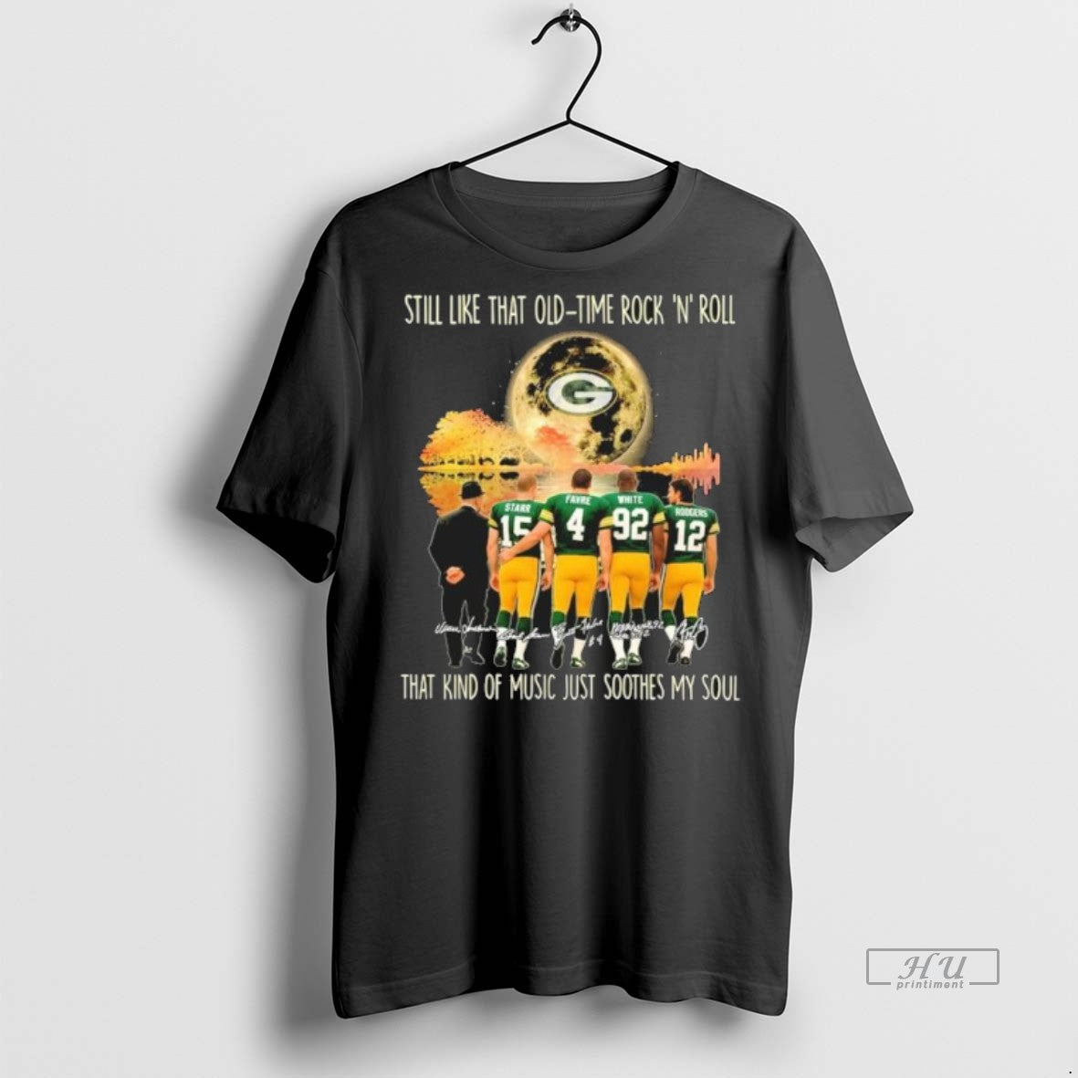Officials Green Bay Packers Still Like That Old Time Rock N Roll That Kind Of Shirt Hoodie Sweatshirt | PurePodTees.com