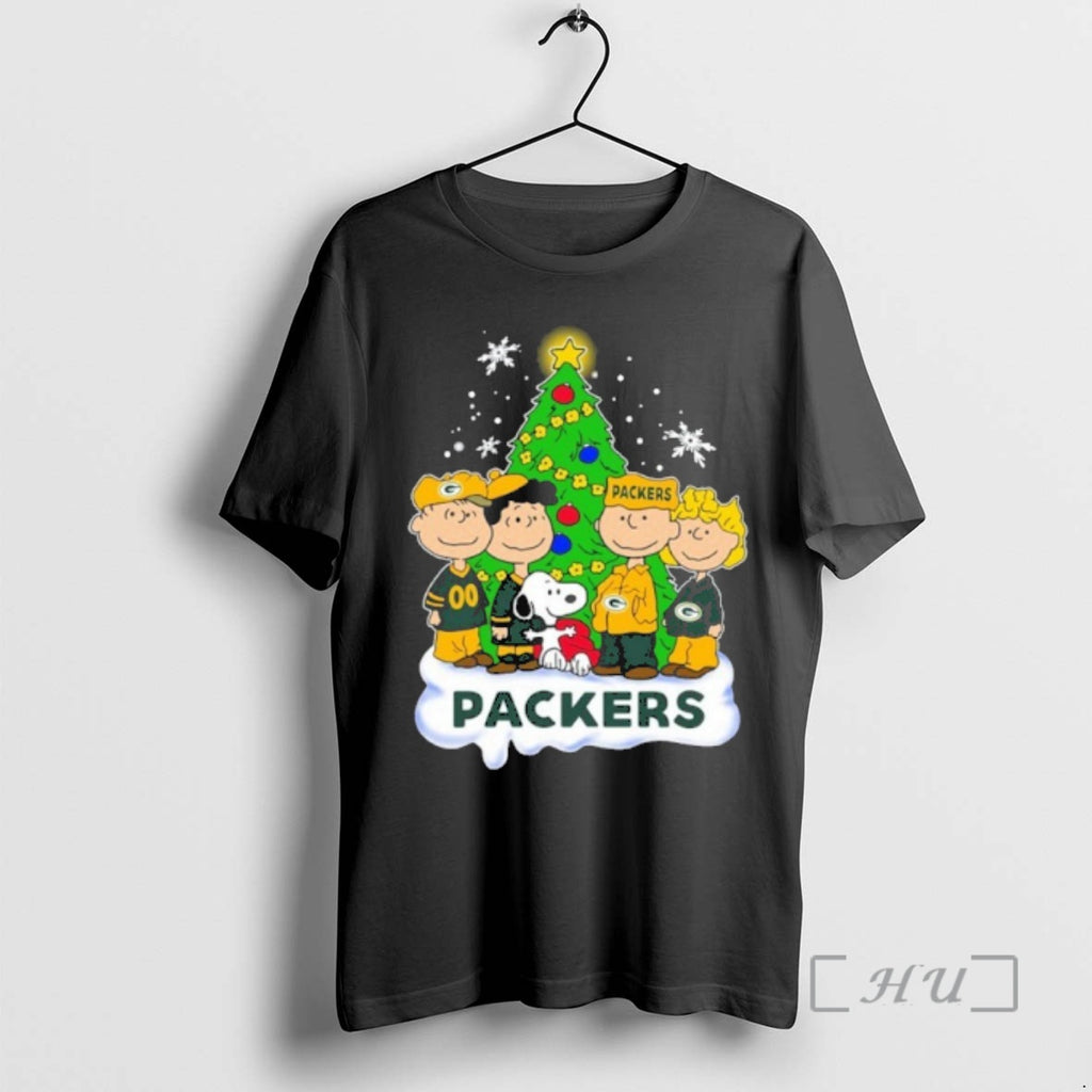 Officials Green Bay Packers X The Peanuts Christmas 2025 Shirt Hoodie Sweatshirt | PurePodTees.com