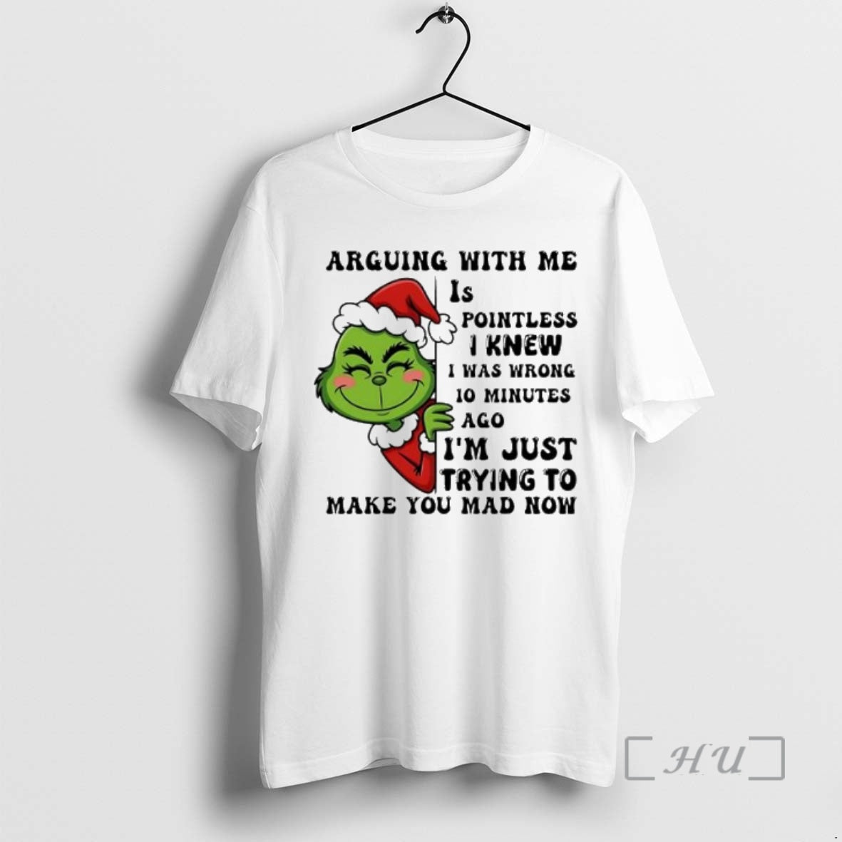 Officials Grinch Christmas Arguing With Me Pointless I Knew I Was Wrong 10 Minutes Ago Shirt Hoodie Sweatshirt