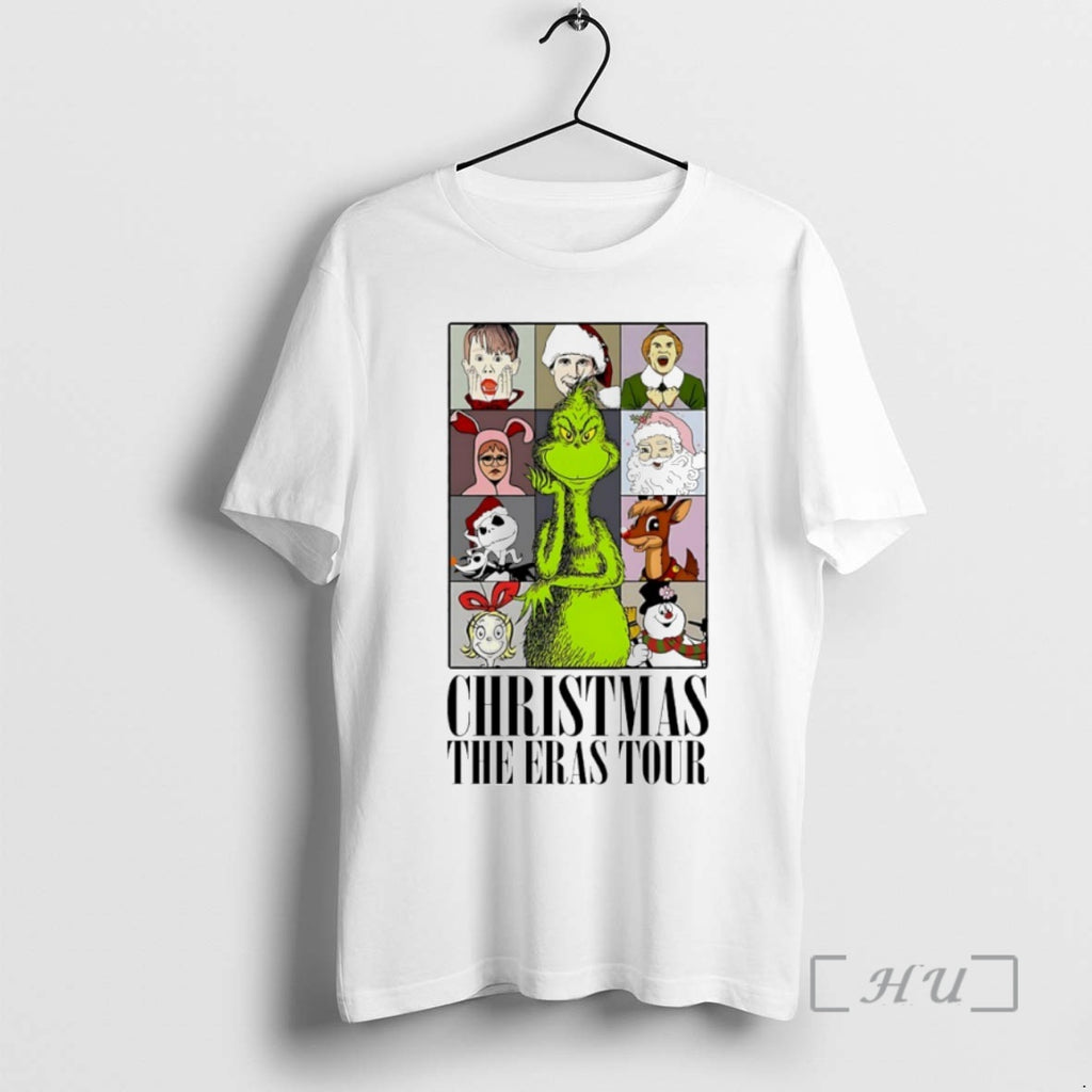 Officials Grinch Christmas Eras Tour 2025 Circle Shirt Hoodie Sweatshirt | PurePodTees.com