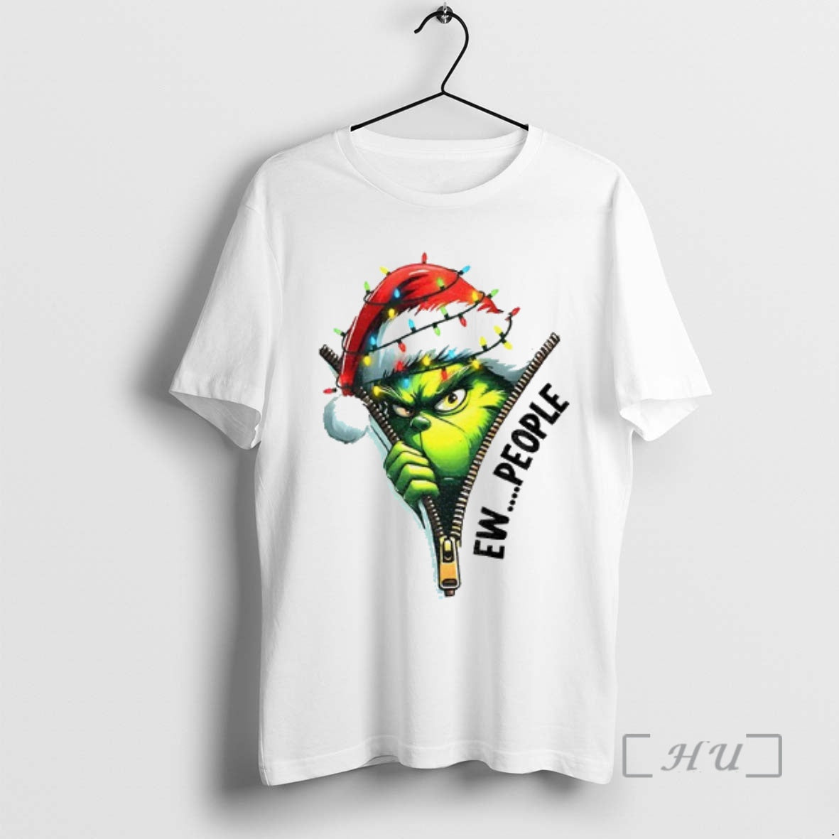 Officials Grinch Ew People Green Mean Guy Xmas Shirt Hoodie Sweatshirt | PurePodTees.com