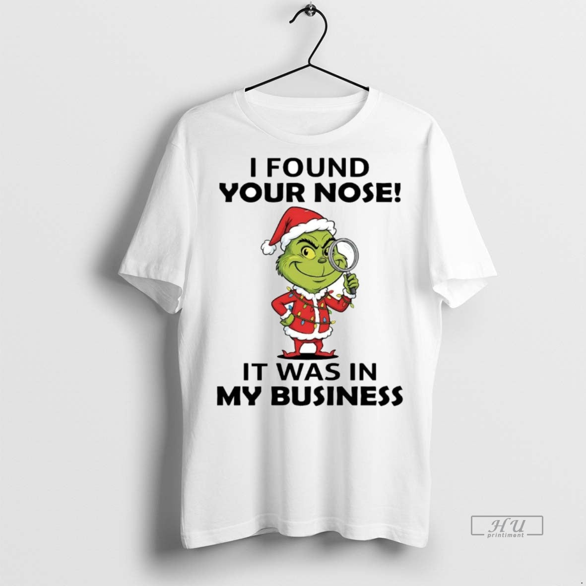 Officials Grinch I Found Your Nose It Was In My Business Christmas Premium Shirt Hoodie Sweatshirt | PurePodTees.com