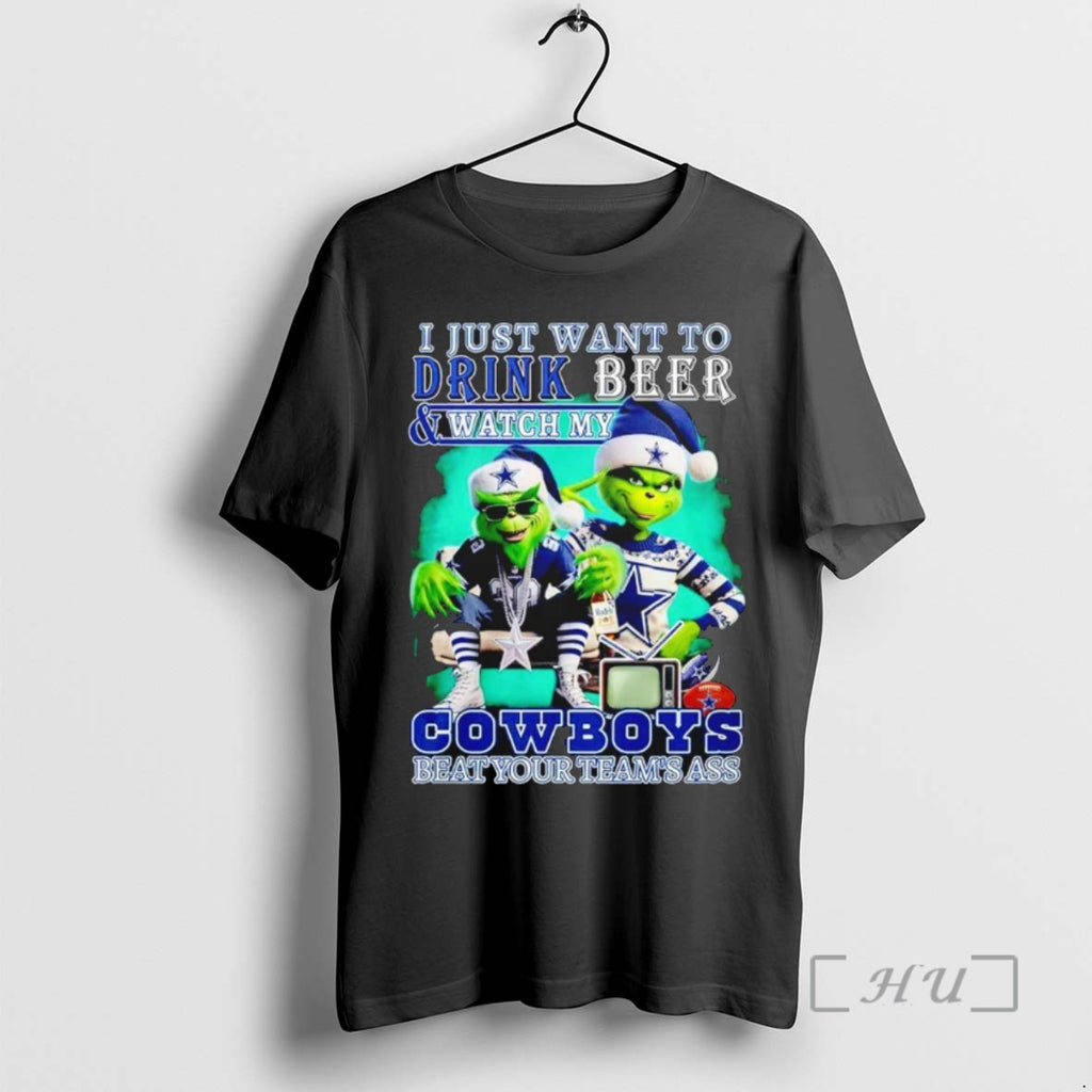 Officials Grinch I Just Want To Drink Beer And Watch My Dallas Cowboys Beat Your