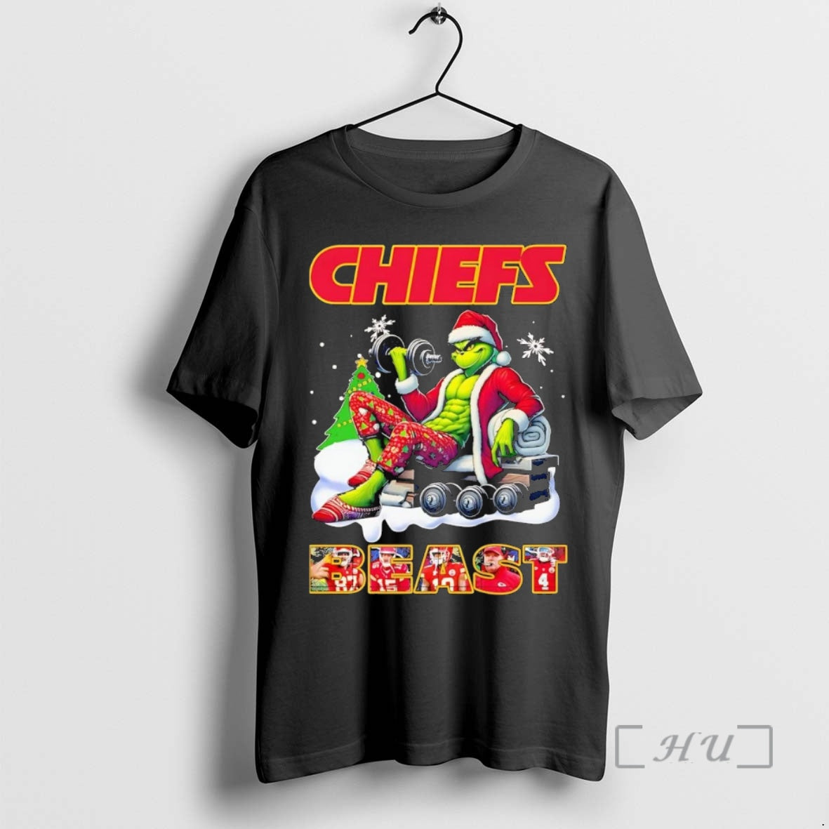 Officials Grinch Kansas City Chiefs Beast Christmas Shirt Hoodie Sweatshirt | PurePodTees.com