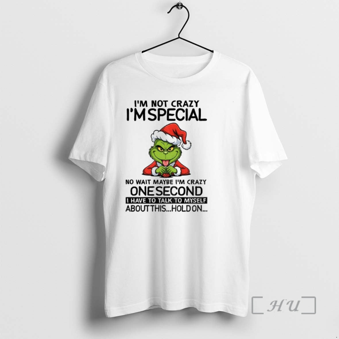 Officials Grinch Santa If You Think Im Crazy Now Just Wait Until You Piss Me Shirt Hoodie Sweatshirt | PurePodTees.com