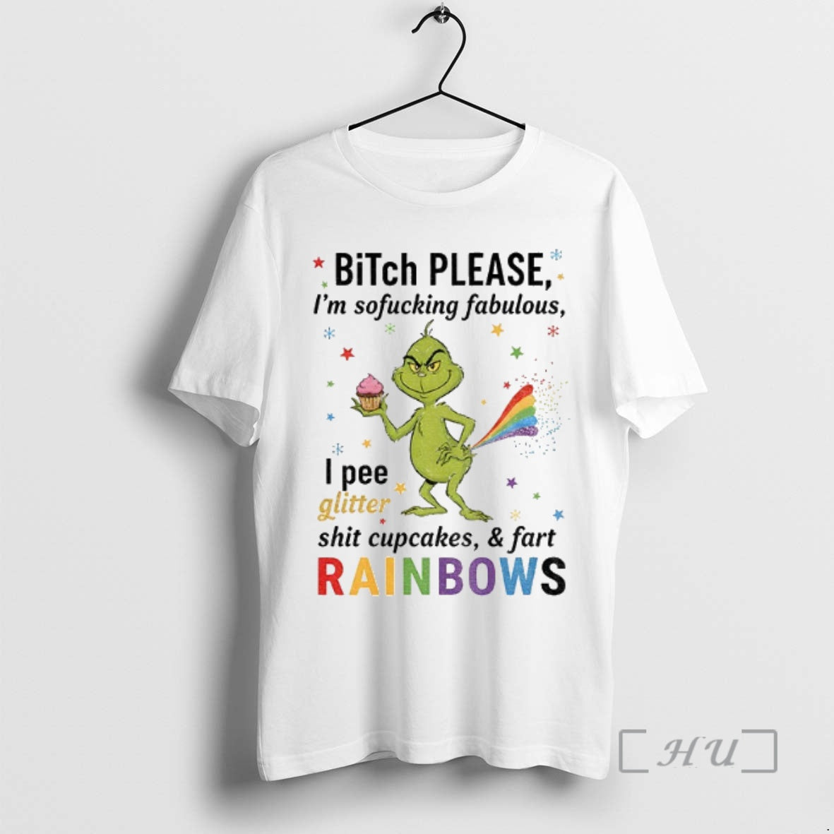 Officials Grinch Xmas Bitch Please Im Sofucking Fabulous I Pee Glitter Shit Cupcakes And Fart Shirt Hoodie Sweatshirt