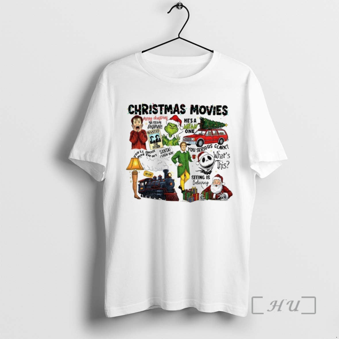 Officials Grinch Xmas Movies Ya Filthy Animal Hes A Mean One Merry Christmas Shirt Hoodie Sweatshirt | PurePodTees.com