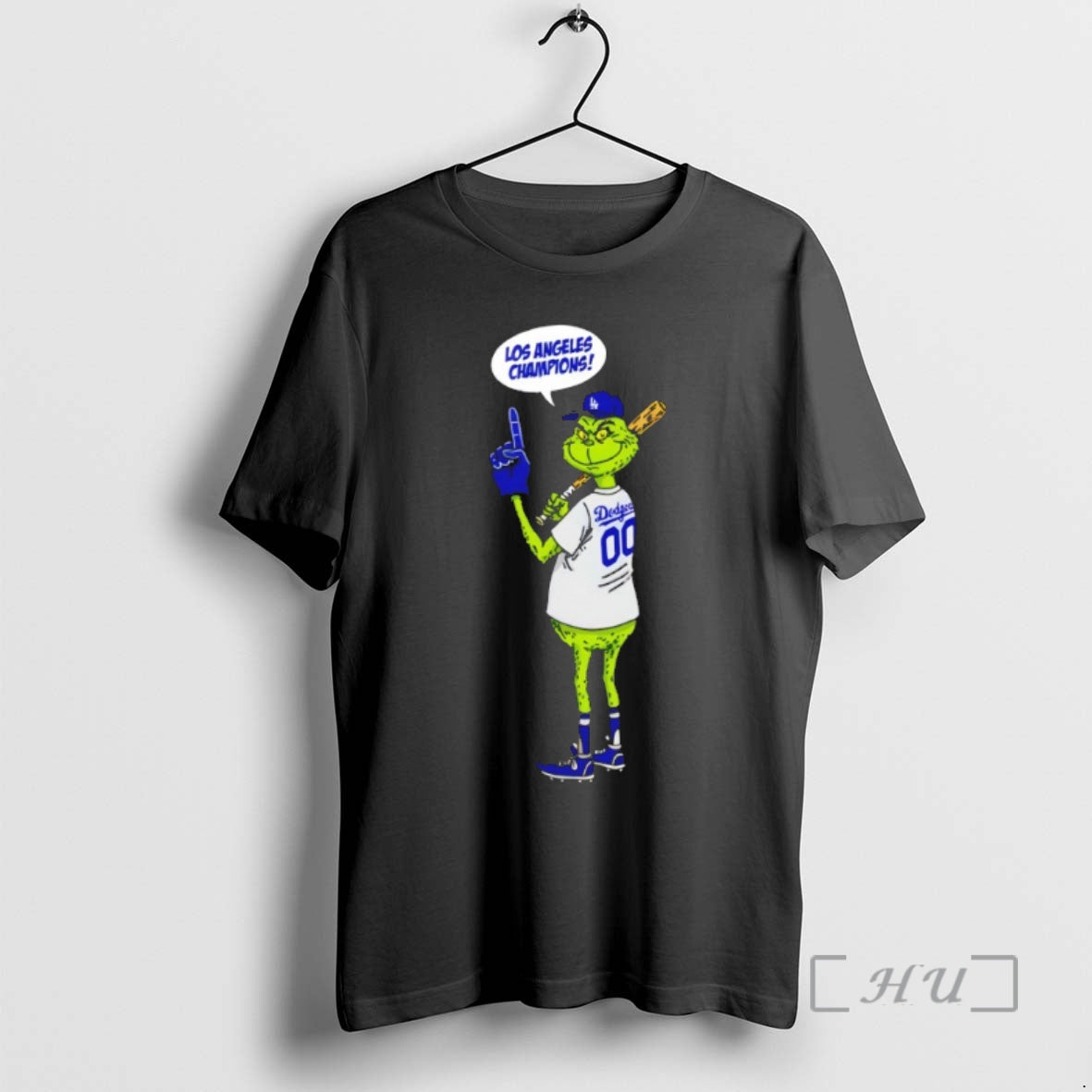 Officials Grinch Fan Of Los Angeles Dodgers Champions World Series 2025 Merry Christmas Premium Shirt Hoodie Sweatshirt