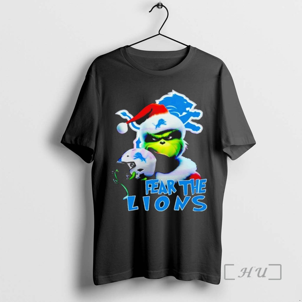 Officials Grinch Fear The Lions Detroit Lions T Shirt Sweater