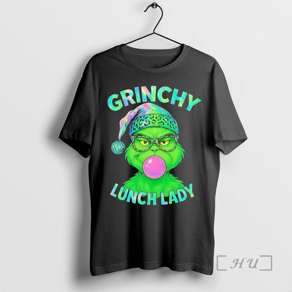 Officials Grinch Grinchy Lunch Lady Christmas Shirt Hoodie Sweatshirt | PurePodTees.com