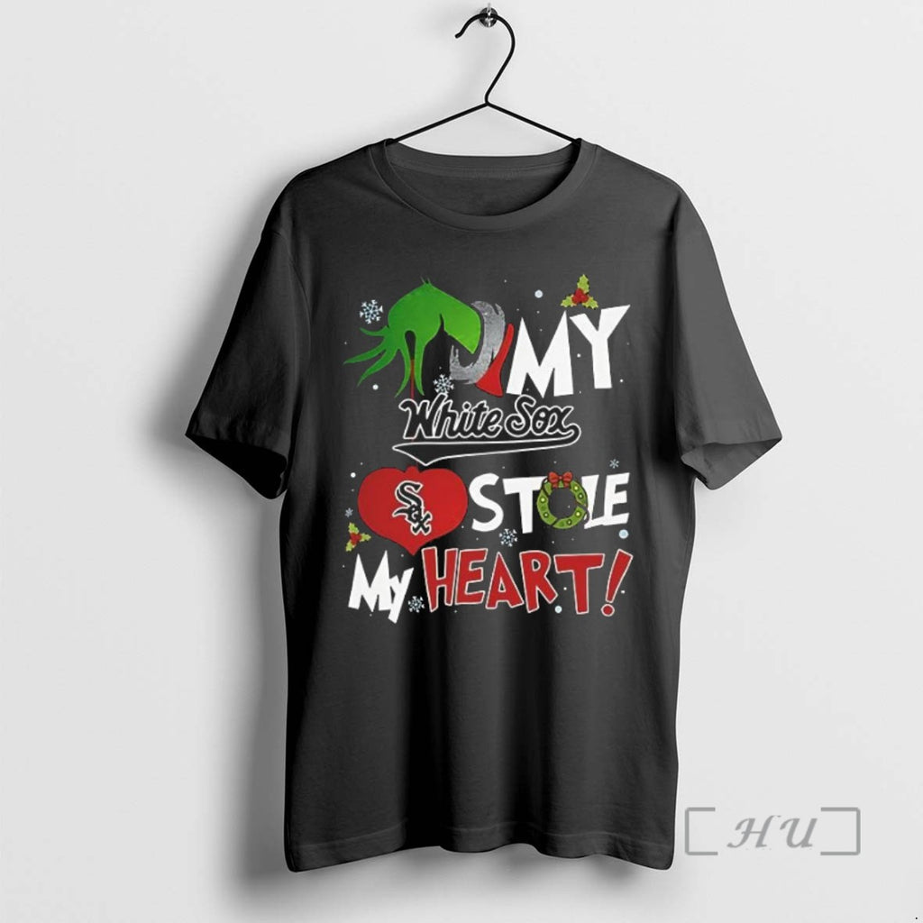 Officials Grinch Hand My Chicago White Sox Stole My Heart Christmas