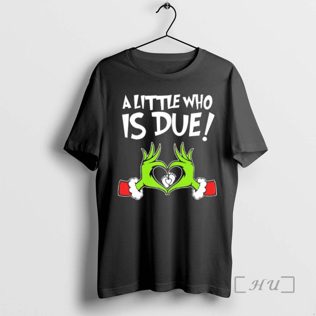 Officials Grinch Hands A Little Who Is Due Christmas Shirt Hoodie Sweatshirt | PurePodTees.com