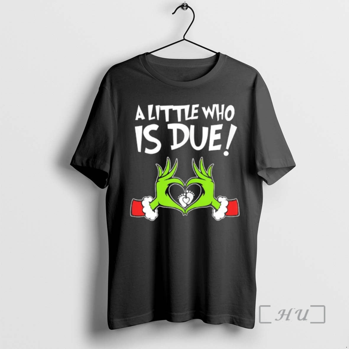 Officials Grinch Hands A Little Who Is Due Christmas Shirt Hoodie Sweatshirt | PurePodTees.com