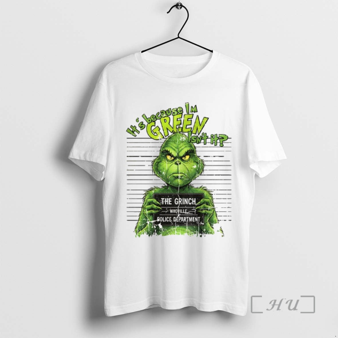 Officials Grinch Its Because Im Green Isnt It The Grinch Whoville Police Department Merry Christmas Shirt Hoodie Sweatshirt