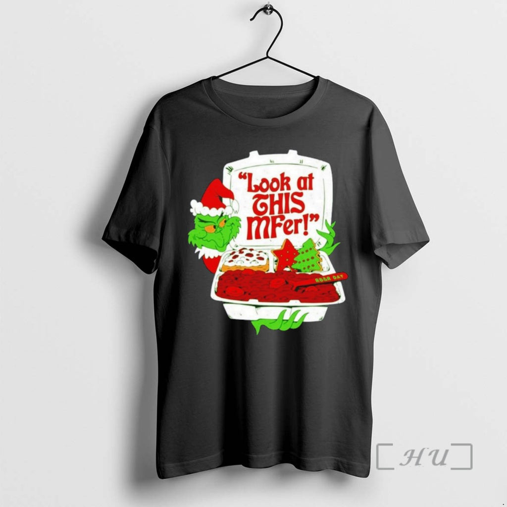 Officials Grinch Look At This Mfer Christmas T Shirt Sweater