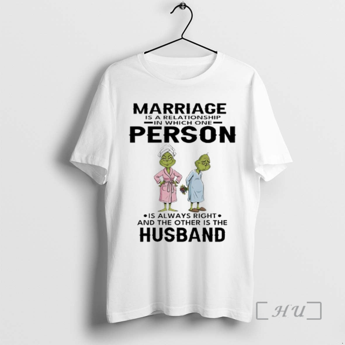 Officials Grinch Marriage Is A Relationship In Which One Person Shirt Hoodie Sweatshirt | PurePodTees.com