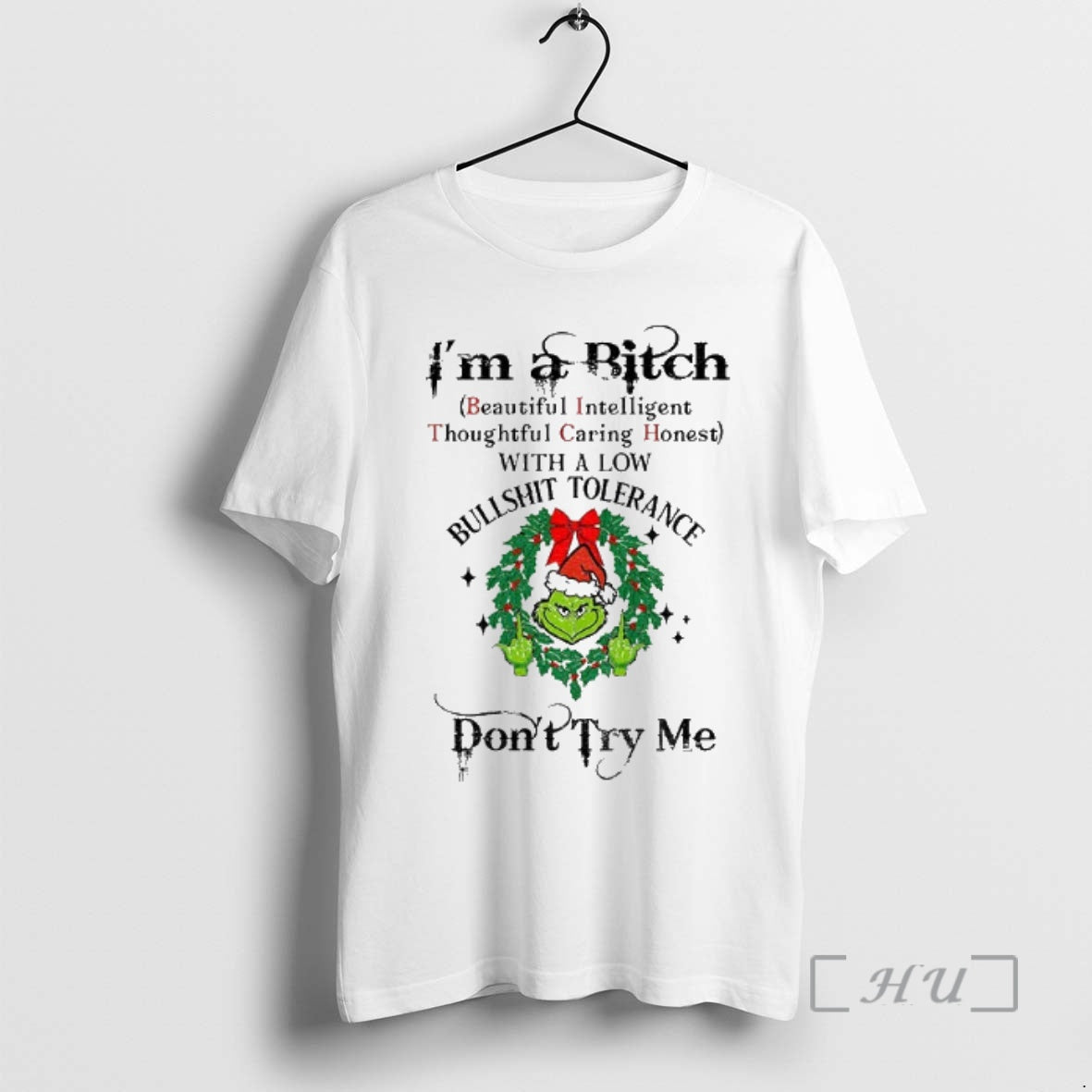 Officials Grinch Middle Finger Im A Bitch Beautiful Intelligent Thoughtful Caring Honest With A Low Shirt Hoodie Sweatshirt