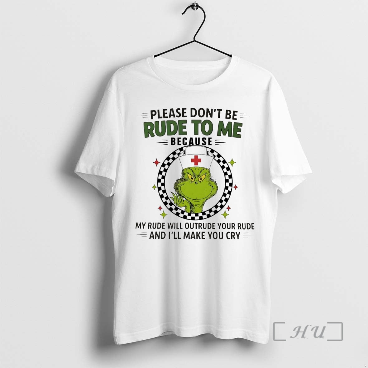Officials Grinch Please Dont Be Rude To Me Because Ill Make You Cry Christmas Premium Shirt Hoodie Sweatshirt