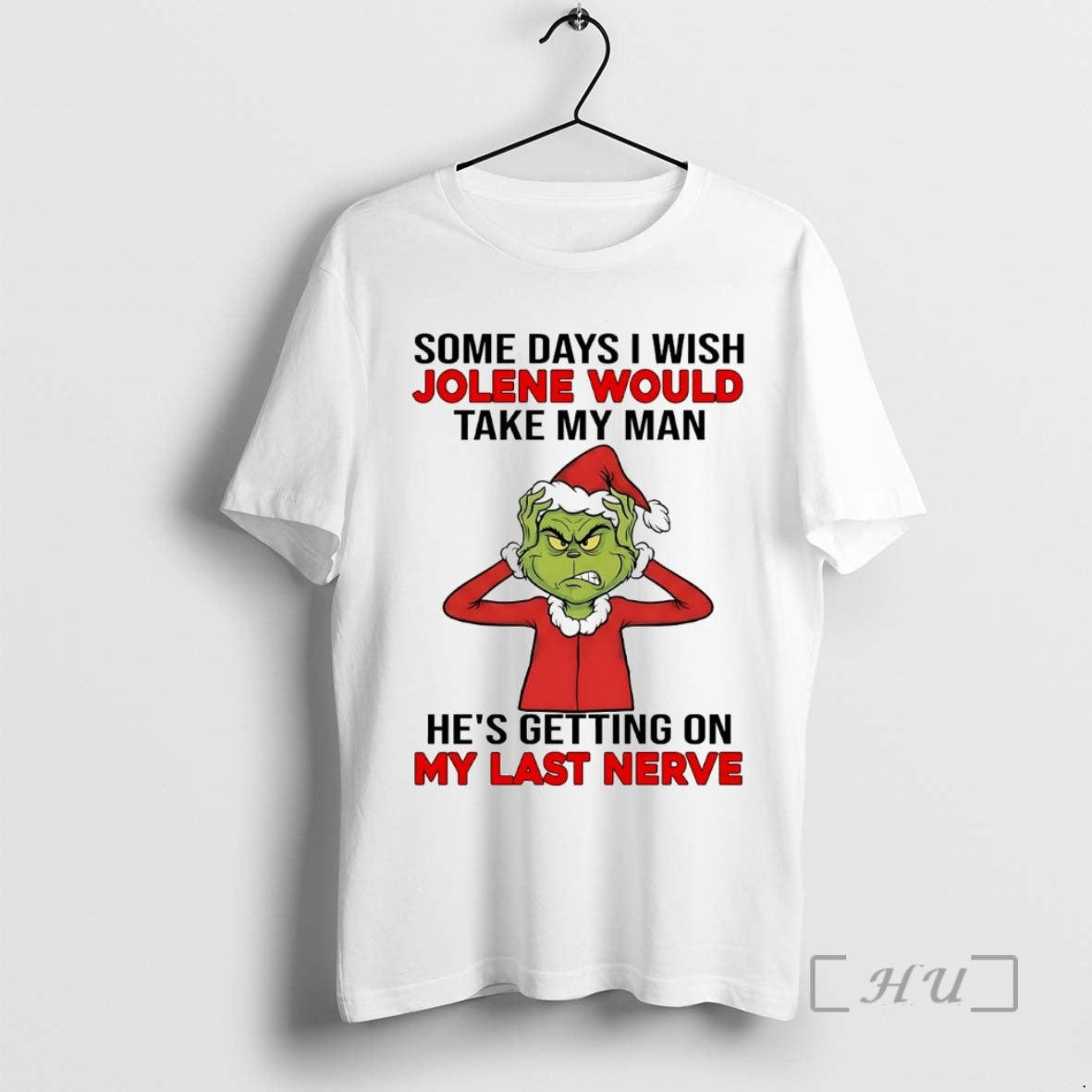 Officials Grinch Some Days I Wish Jolene Would Take My Man Christmas Premium T Shirts Hoodie Sweatshirt | PurePodTees.com
