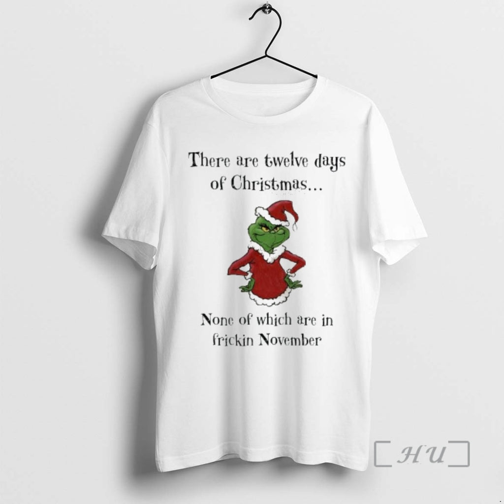 Officials Grinch There Are Twelve Days Of Christmas The Duckit List None Of Which Are Shirt Hoodie Sweatshirt