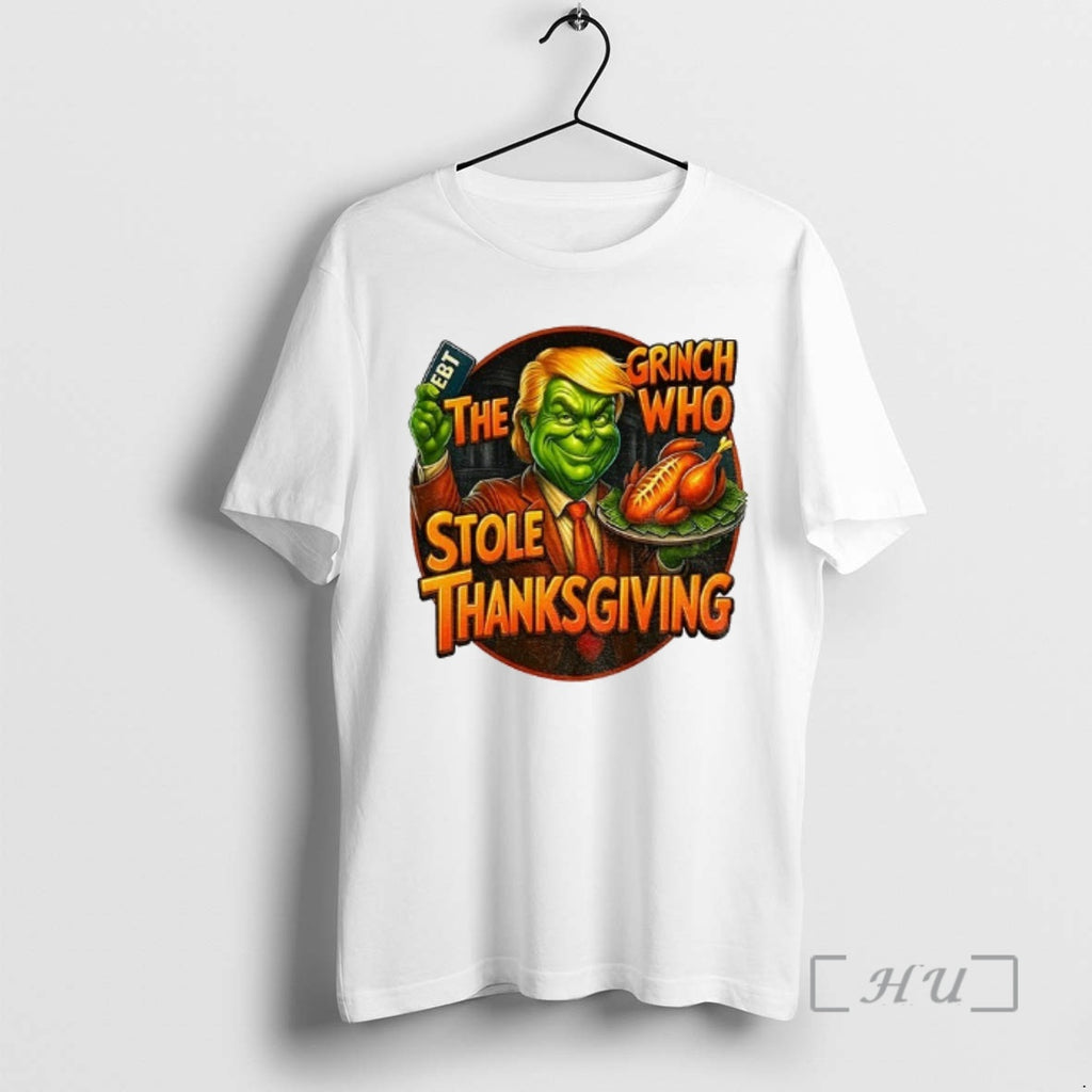 Officials Grinch X Donald Trump The Grinch Who Stole Thanksgiving Shirt Hoodie Sweatshirt | PurePodTees.com