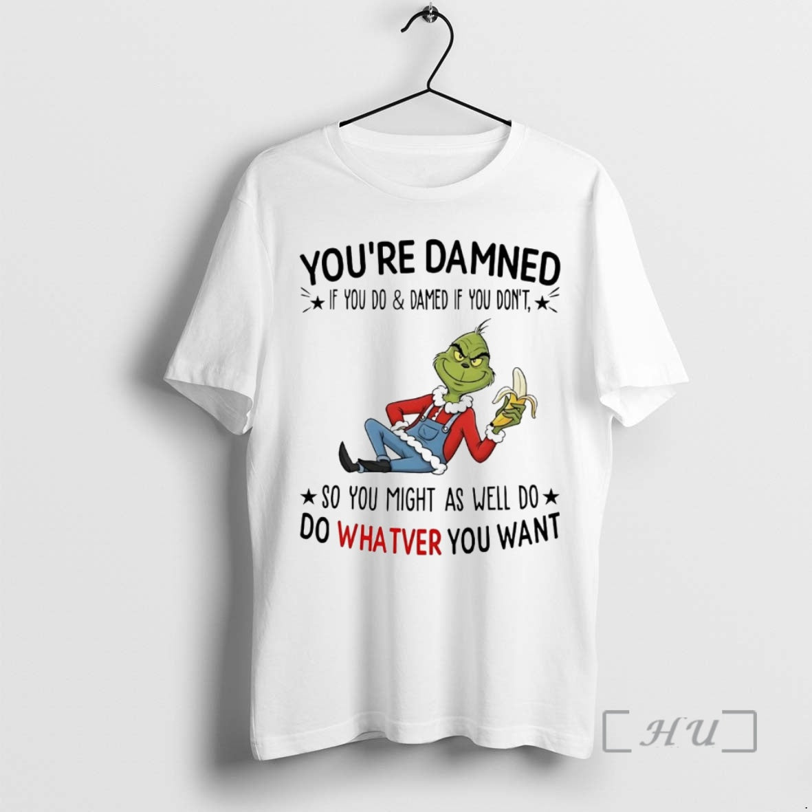 Officials Grinch Youre Damned If You Do Damed If You Dont So You Might Christmas Shirt Hoodie Sweatshirt | PurePodTees.com